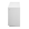 Aileen White 66 Inch Entertainment Unit W Led Speakers Crystal Inserts And Pop Up Center Doors