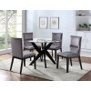 Amalie Dining Room Set w/ Grey Chairs