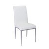 Alexis Rolled Back Side Chair (White) (Set of 4)