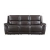 Alexandria Chocolate Leather Power Reclining Living Room Set