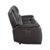 Alexandria Chocolate Leather Power Reclining Living Room Set