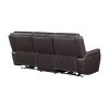 Alexandria Chocolate Leather Power Reclining Living Room Set