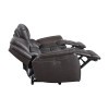 Alexandria Chocolate Leather Power Reclining Living Room Set