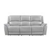 Alexandria Stone Leather Power Reclining Living Room Set