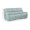 Alexandria Stone Leather Power Reclining Living Room Set