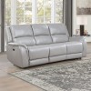 Alexandria Stone Leather Power Reclining Living Room Set