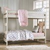 Arlette Twin over Twin Bunk Bed (White)