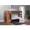 Ampelios Twin over Twin Bunk Bed (Mahogany)