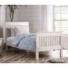 Rockwall Queen Panel Bed (Weathered White)