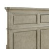 Whit-Ash Light Grey Panel Bed