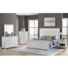 Denmark White Upholstered Bedroom Set