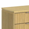 Sylvie Natural Upholstered Panel Bedroom Set