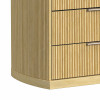 Sylvie Natural Upholstered Panel Bedroom Set