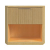 Sylvie Natural Upholstered Panel Bed