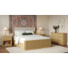 Sylvie Natural Upholstered Panel Bedroom Set