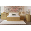 Sylvie Natural Upholstered Panel Bedroom Set