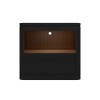 Rosalie Black Nightstand w/ USB and LED