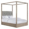 Arcadia Canopy Bed (Grey)