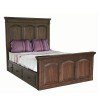 Aspen Village Storage Bed (Toasted Brown Mahogany)