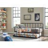 Trentlore Twin Metal Daybed w/ Trundle (Black)