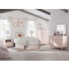 Wistenpine Youth Platform Bedroom Set w/ 2 Side Storage Bed