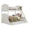 Clementine Twin over Full Bunk Bed w/ Trundle