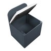 Sloane Navy Blue Youth Bookcase Bed w/ Desk and Stool