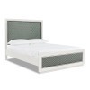 Luxor Panel Bed (White)