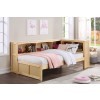 Bartly Twin Bookcase Corner Bed