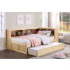 Bartly Twin Bookcase Corner Bed w/ Trundle
