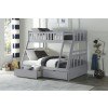 Orion Twin over Full Bunk Bed w/ Storage Boxes
