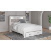 Altyra Bookcase Storage Bed