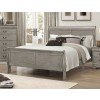 Louis Philip Youth Sleigh Bed (Grey)