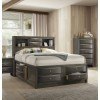 Emily Bookcase Bed (Grey)