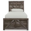 Wynnlow Youth Crossbuck Panel Bed