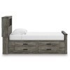 Frandern Youth Bookcase Storage Bed