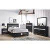 Regata Storage Bedroom Set (Black)