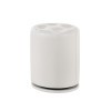 Morgan White Round Swivel Stool