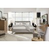 Lindon Grey Upholstered Island Bedroom Set