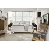 Lindon White Upholstered Island Bedroom Set