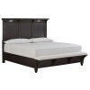 Sierra Lighted Panel Bed w/ Bench Footboard