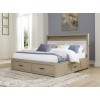 Calmoro Gray Wash Bookcase Bed