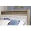 Calmoro Gray Wash Bookcase Bed