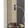 Calmoro Gray Wash Bookcase Bed