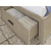 Calmoro Gray Wash Bookcase Bed