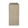 Calmoro Gray Wash Bookcase Bedroom Set