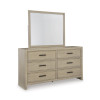 Calmoro Gray Wash Bookcase Bedroom Set