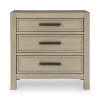 Calmoro Gray Wash Bookcase Bedroom Set