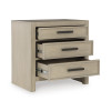 Calmoro Gray Wash Bookcase Bedroom Set