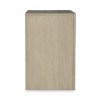 Calmoro Gray Wash Bookcase Bedroom Set